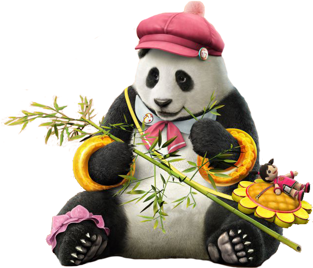 Tekken Clipart Render - Tekken 7 Kuma And Panda Combos (691x599), Png Download