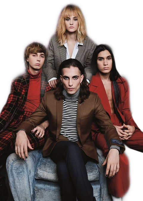 Maneskin Vanity Fair (480x673), Png Download