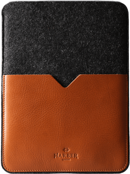 Black Edition Leather Ipad And Kindle Case Sleeve Sleeve - Kindle Case (1024x1024), Png Download