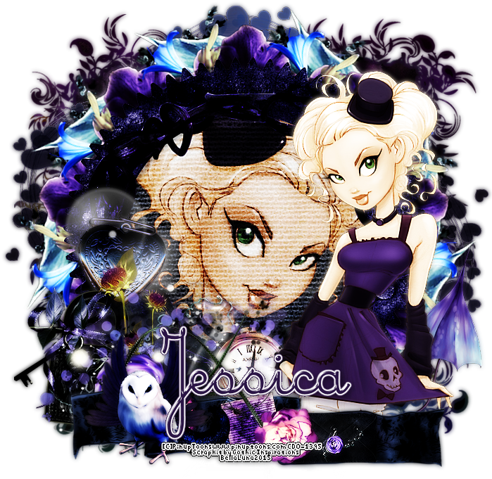 And For This Tag I Used The Art Of Pinuptoons Which - Cartoon (700x700), Png Download