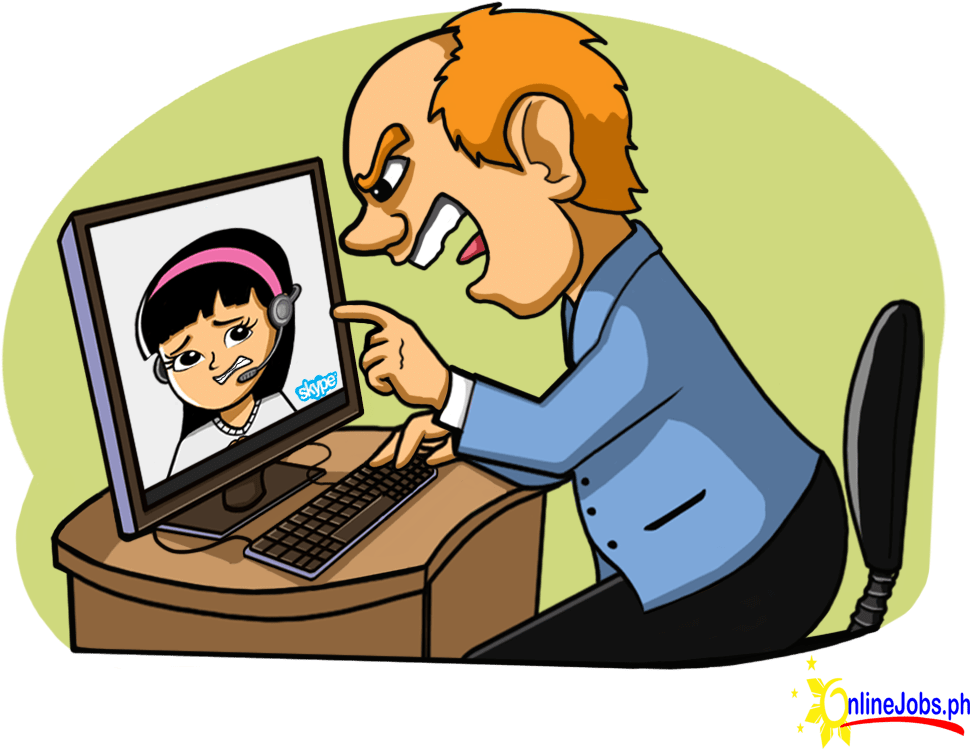 Yelling - Cartoon (1000x800), Png Download
