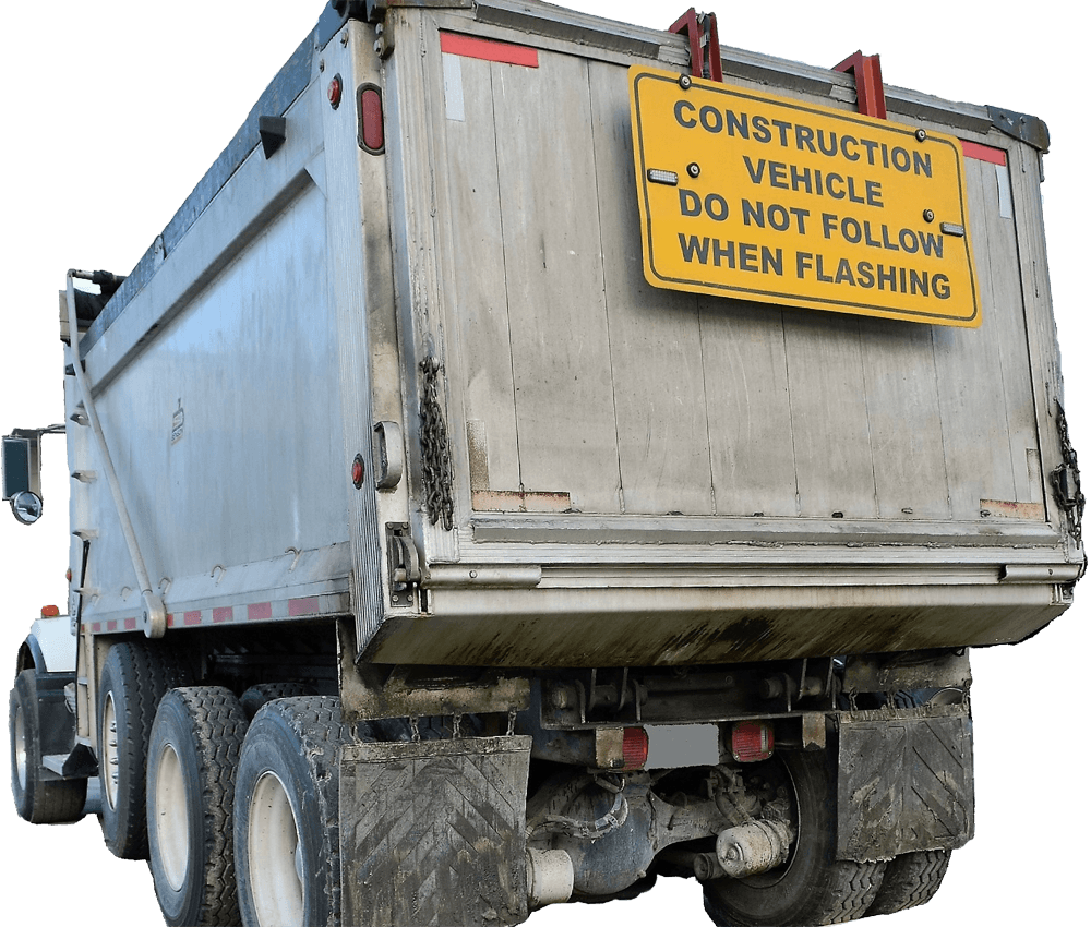 Dump Truck Sign Mount - Trailer Truck (1000x850), Png Download
