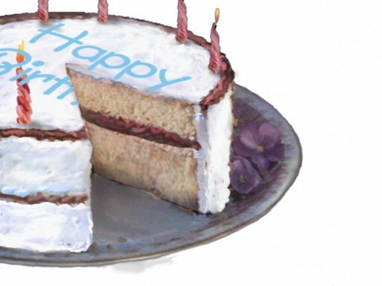 Happy Birthday To Adele Dunlap, Supercentenarian And - Birthday Cake (768x576), Png Download