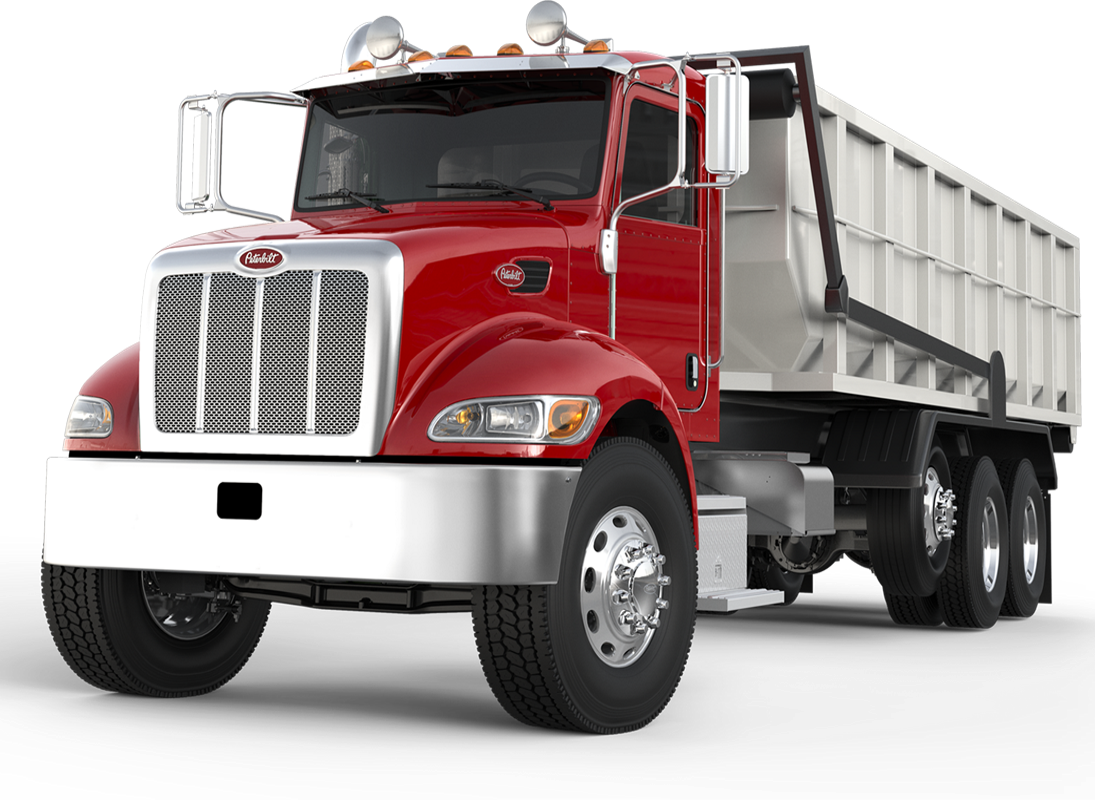 Smart Collision Control - Peterbilt 348 (1095x800), Png Download