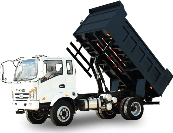 T3 Jupiter Dump Truck 6wh - Trailer Truck (1105x510), Png Download