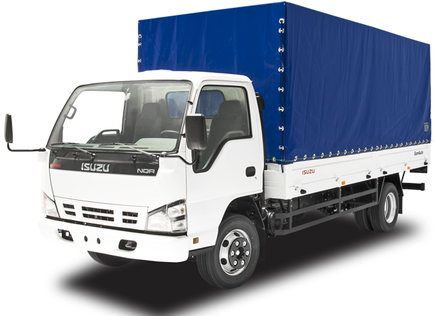 Onboard - Onboard - Van - Refrigerator - Onboard - - Isuzu Npr (800x450), Png Download
