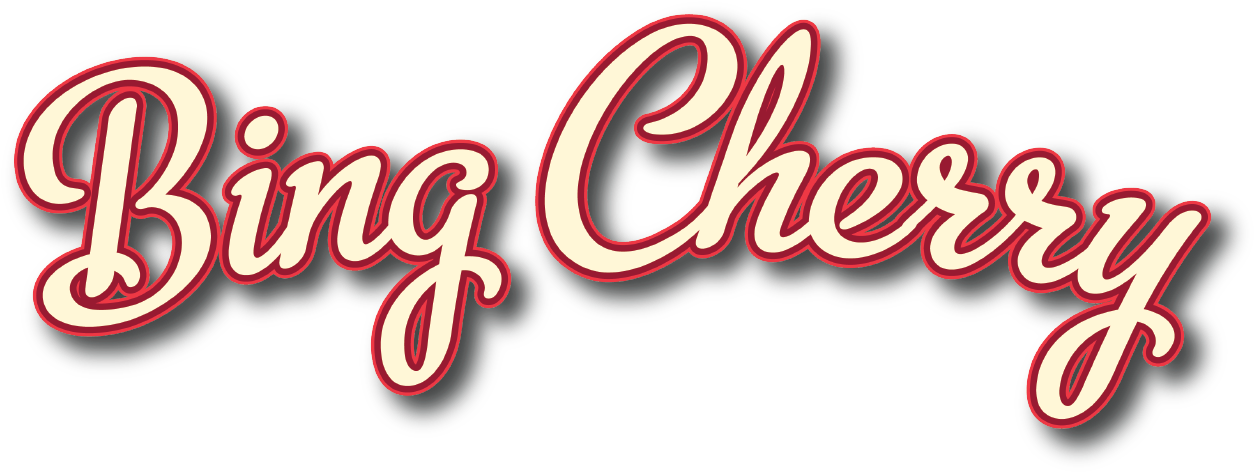 The Deep-red Bing Cherry Has Been An American Classic - Calligraphy (1282x510), Png Download