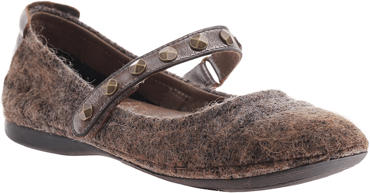 Otbt, Brea, Rich Brown, Flat With Metal Adorned Strap - Slip-on Shoe (1400x1400), Png Download