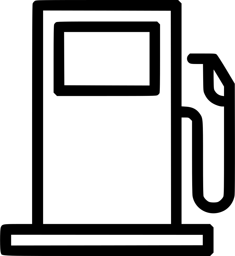 Gas Pump Comments - Gas Pump Outline (900x980), Png Download