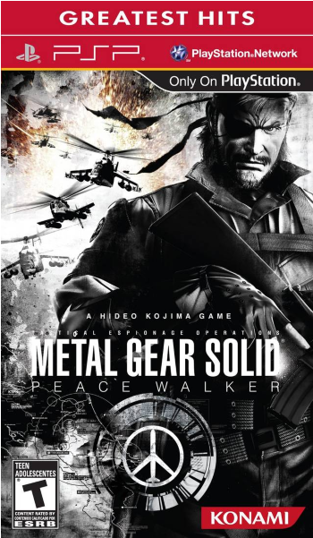 Metal Gear Solid Peace Walker Cover (600x600), Png Download