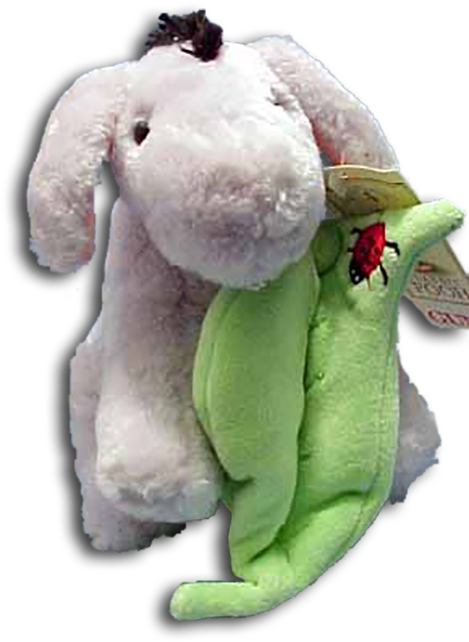 Eeyore Baby Rattle Plush Baby Gund Toy - Stuffed Toy (477x650), Png Download