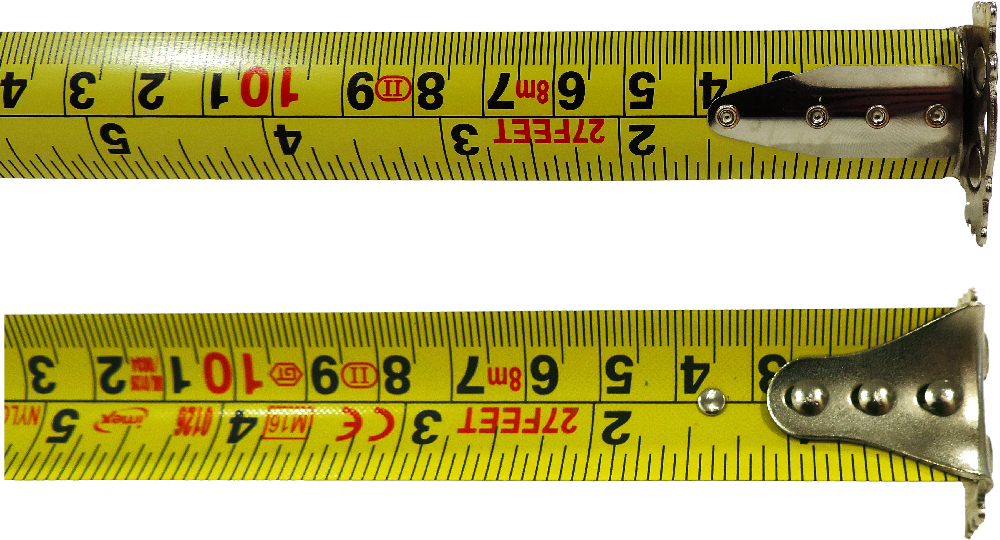 Imex Power-pro Tape Measures 5m - 25mm On A Tape Measure (1000x540), Png Download