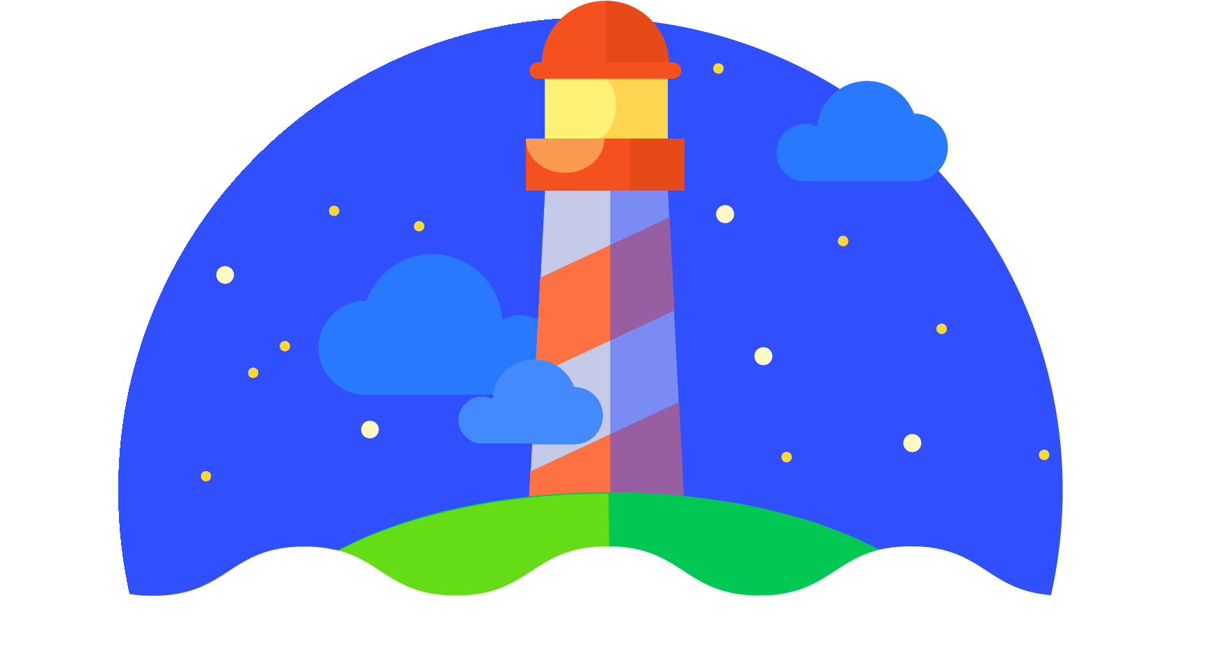 Google Lighthouse Lovely Logo - Lighthouse Google (1850x1042), Png Download