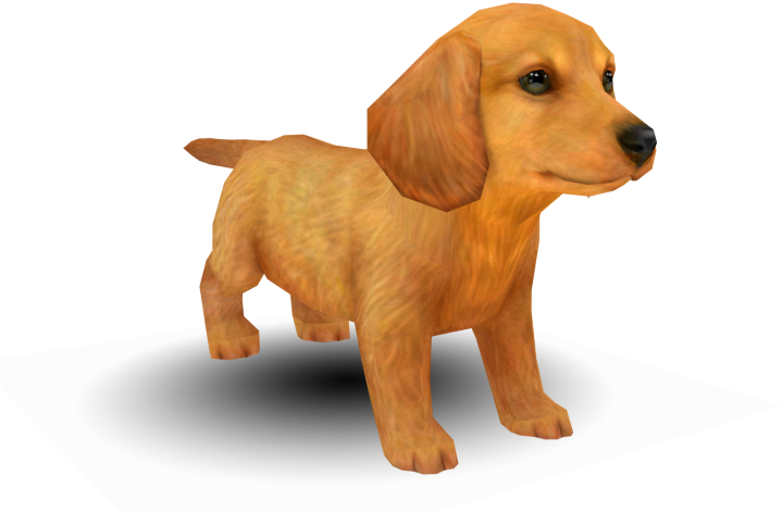 Download Zip Archive - Nintendogs Cats Dachshund (750x650), Png Download