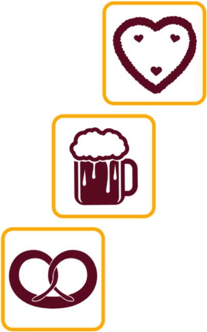 Cool Design Drinking Team Pretzels Beer Jug Drink (790x691), Png Download