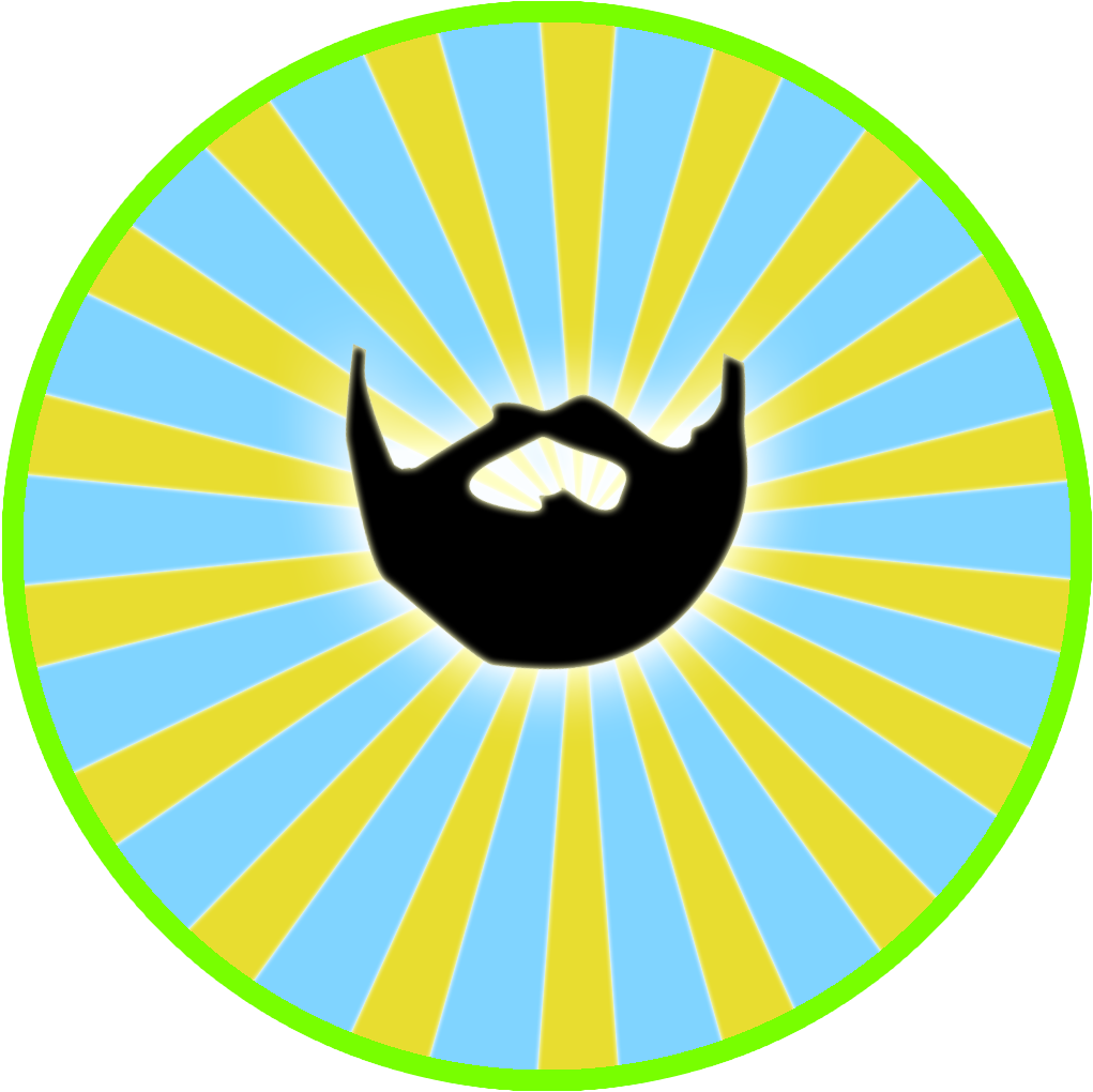 Welcome To Beard - Circle (1280x1024), Png Download