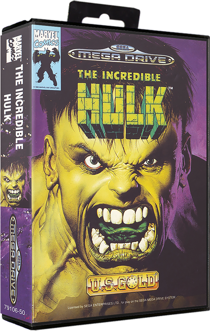 The Incredible Hulk - Hulk Spiel Sega Mega Drive (729x1134), Png Download