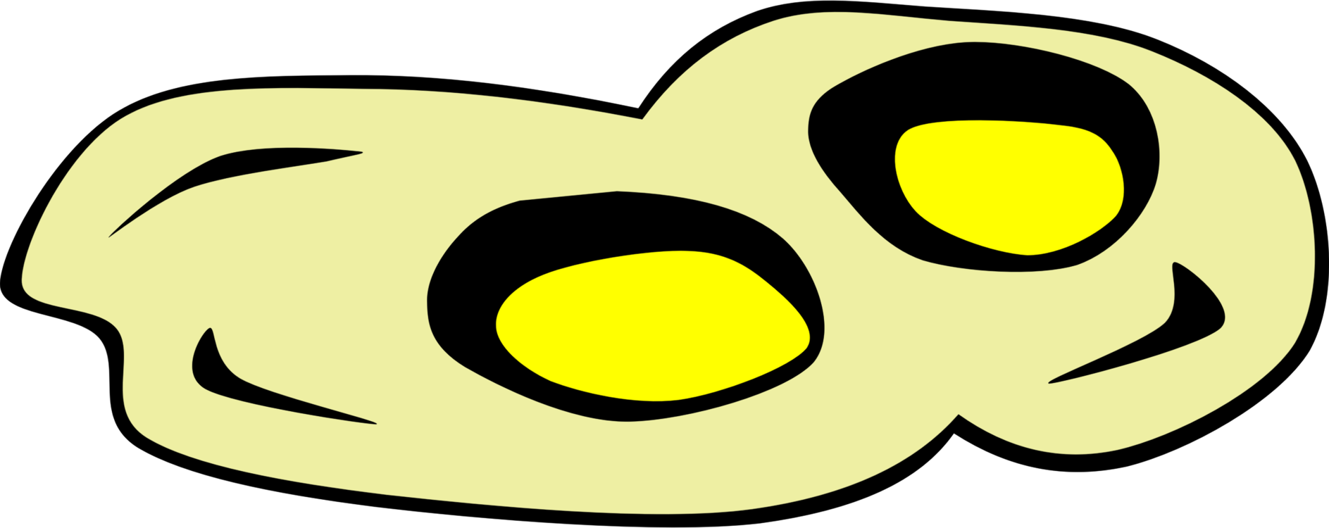 Fried Egg Breakfast Fried Chicken Frying - Colouring Pages Of Protein (1887x750), Png Download