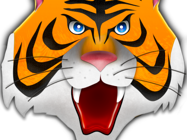 Tiger Head Clipart Png (640x480), Png Download