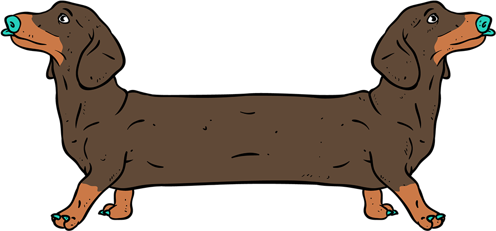 Save To Collection - Dachshund (1400x778), Png Download