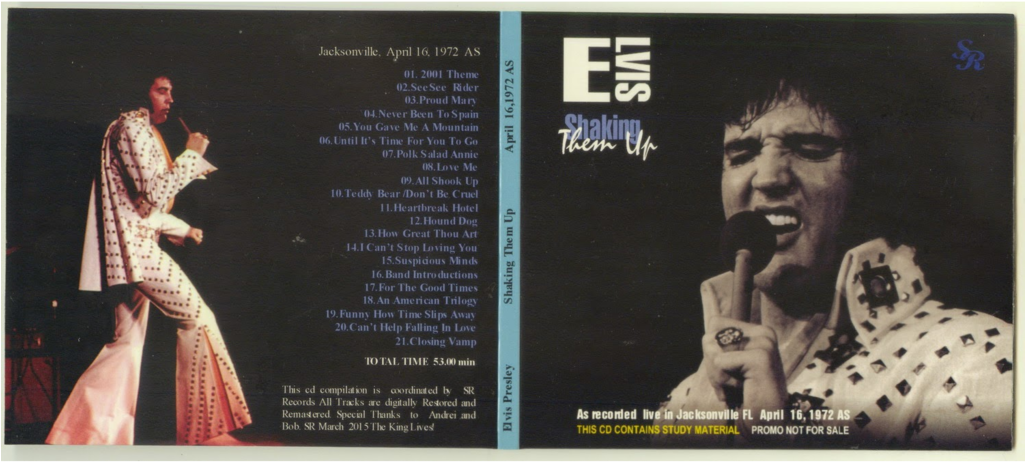 Elvis Presley Cd Digipack Shaking Them Up 16/8/72 Afternoon - Billboard (1024x1024), Png Download