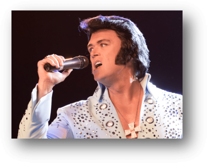 Elvis Is In The Building - Singing (738x591), Png Download