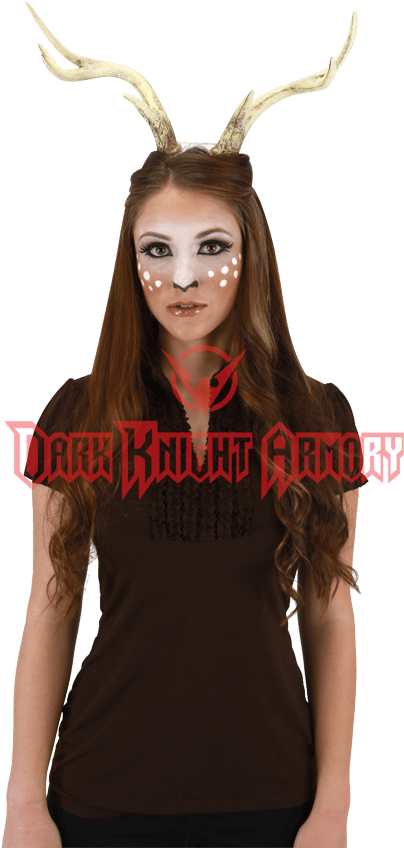 Deer Flower Antlers Costumes (850x850), Png Download