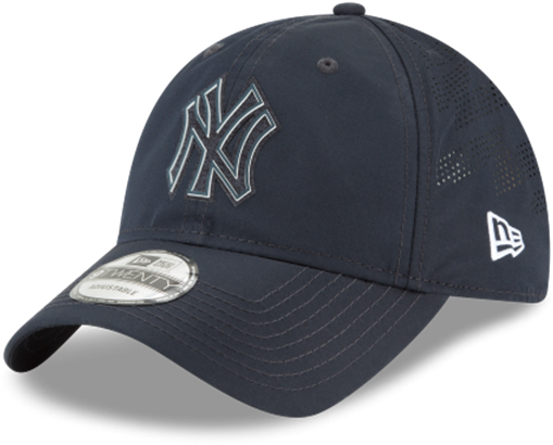 New York Yankees All Black New Era Adjustable Hat - Baseball Cap (768x675), Png Download