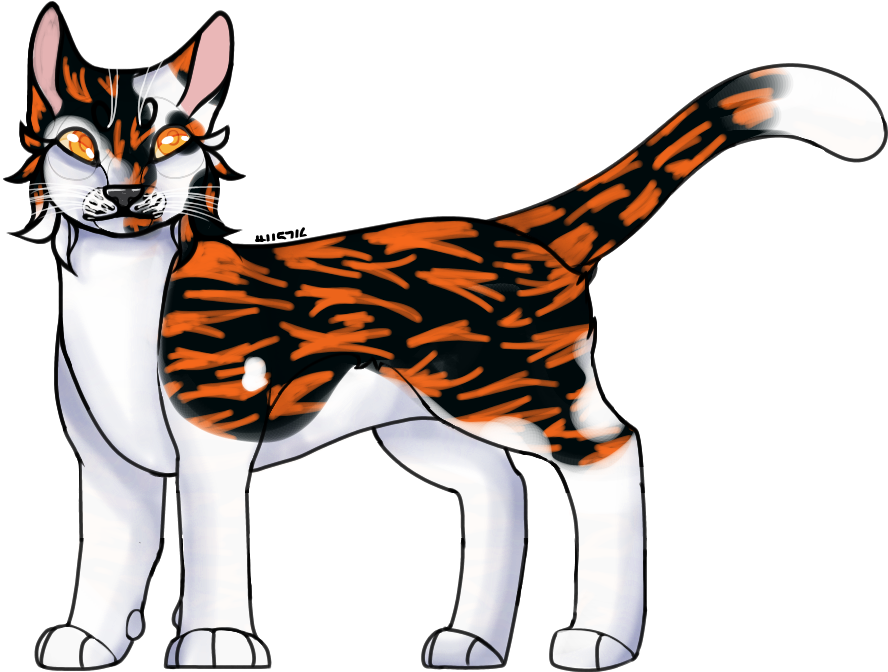 Chimera Clipart Lynx Cat - Cartoon (960x730), Png Download