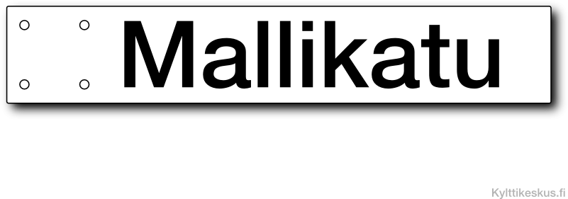 Double Sided Street Sign 90mm - Black-and-white (800x400), Png Download