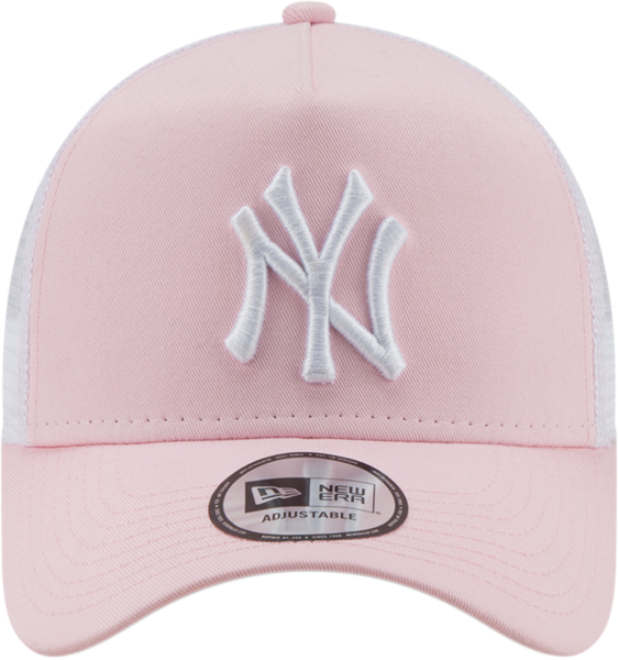 Ny Yankees Womens New Era League Essential Pink/white - Baseball Cap (562x600), Png Download