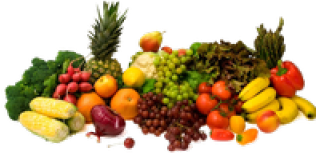 Fruits And Vegetables Transparent (640x480), Png Download