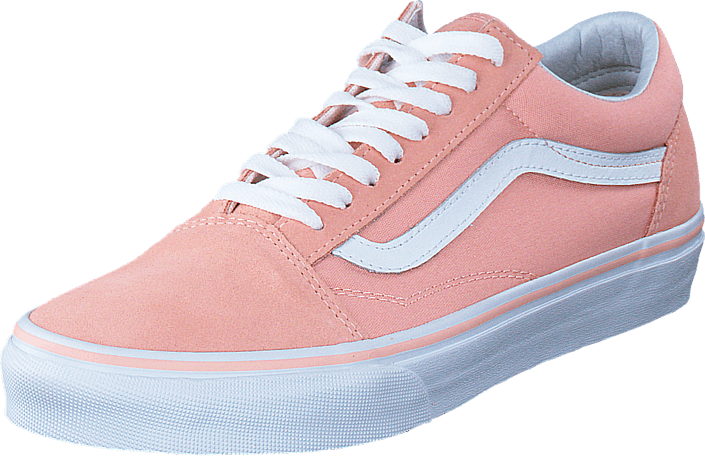 peach vans old school