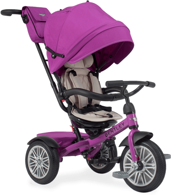 Bentley 6 In 1 Tricycle / Stroller - Bentley Stroller Trike (600x673), Png Download