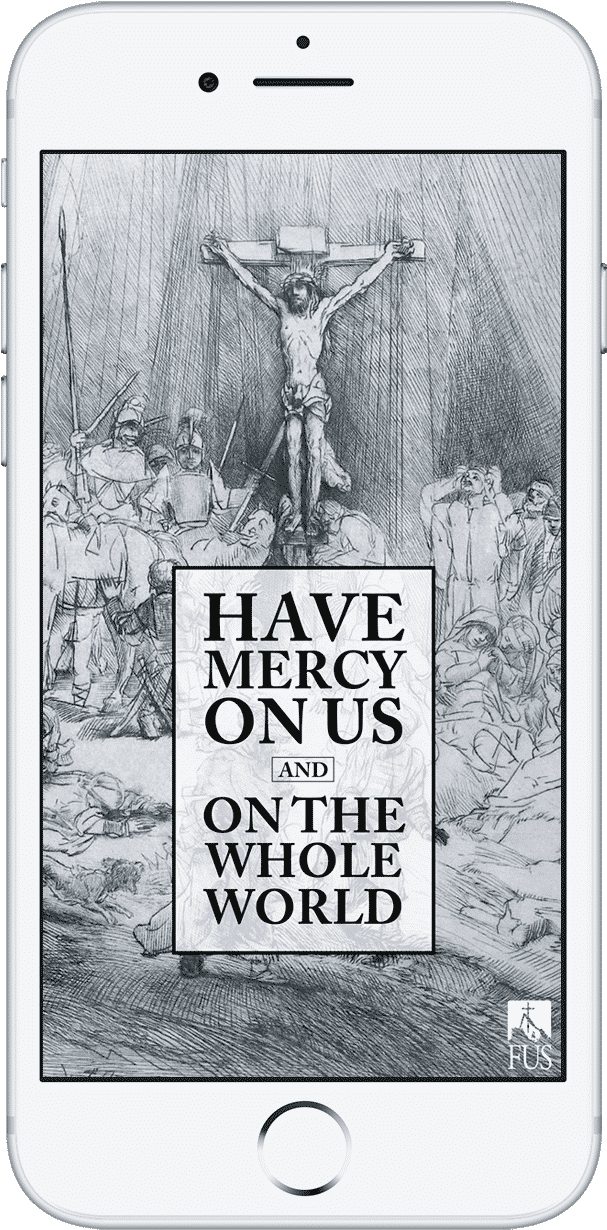 Lockscreen With Drawn Crucifix Background In Phone - Rembrandt Three Crosses (675x1300), Png Download