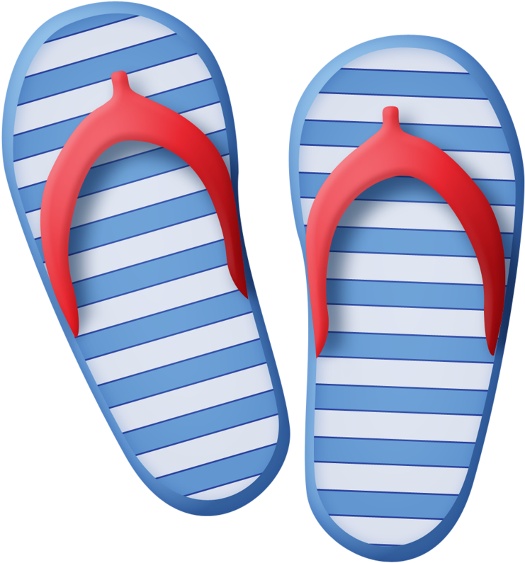 Flip-flops (747x800), Png Download