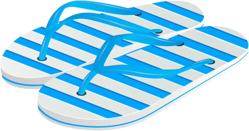 Free Png Download Beach Flip Flops Clipart Png Photo - Beach Flip Flops Png (850x461), Png Download