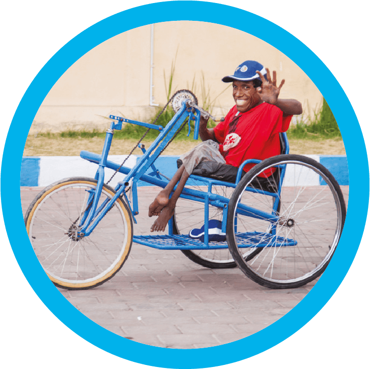 Gift Of Love Hand Powered Tricycle* - Hand Powered Tricycle (729x728), Png Download