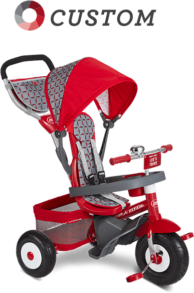 Build A Trike® - Radio Flyer Trike (654x654), Png Download