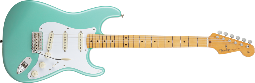 Fender 50s Stratocaster Electric Guitar Light Blue - Light Blue Fender Electric Guitar (950x950), Png Download