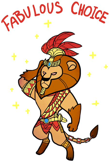 Fabulous Choice By Zennore - Smite Chibi (550x735), Png Download