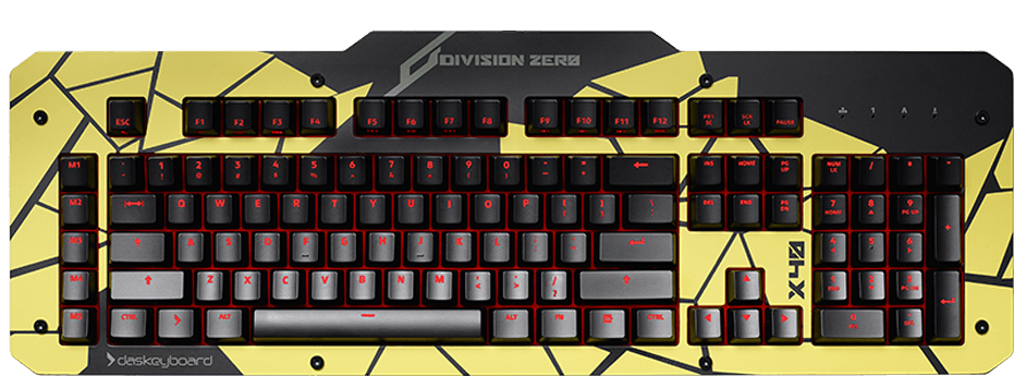 Top Panel Defamer Mustard - White And Red Gaming Mouse (1000x563), Png Download