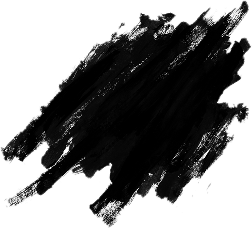 Freetoedit Black Paint Brushstroke Stroke - Black Paint Splash Png (1024x927), Png Download