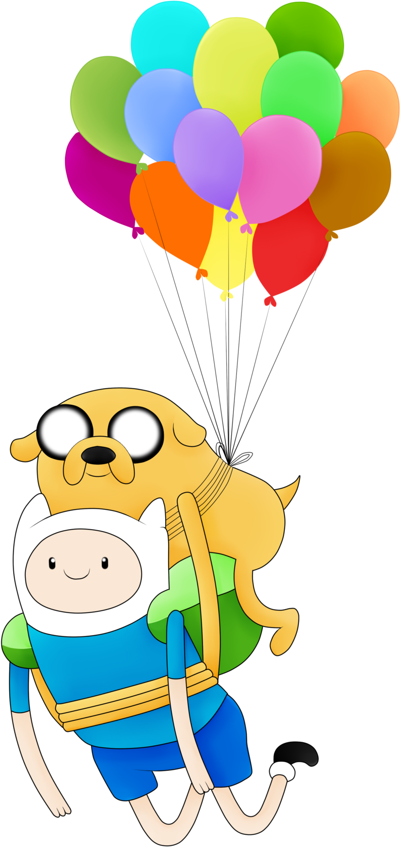 Adventure Time Finn Clipart - Adventure Time Finn And Jake Png (1280x1707), Png Download