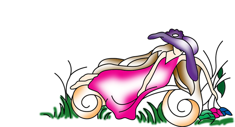 Pink D Flower Shop - Cartoon (1000x576), Png Download