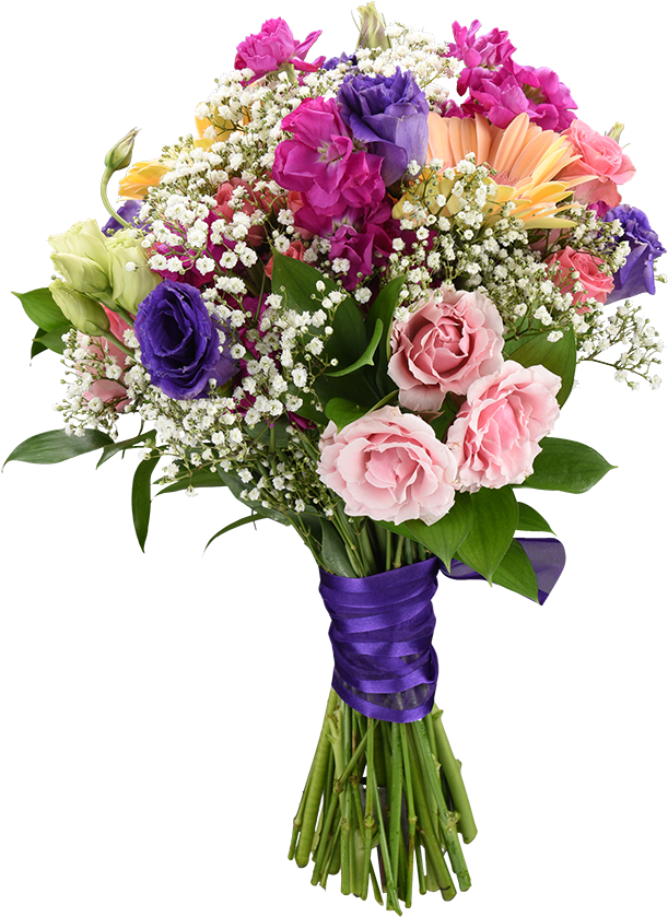 Out Of The Box Bouquet With Spring Garden Wedding, - Floribunda (800x924), Png Download