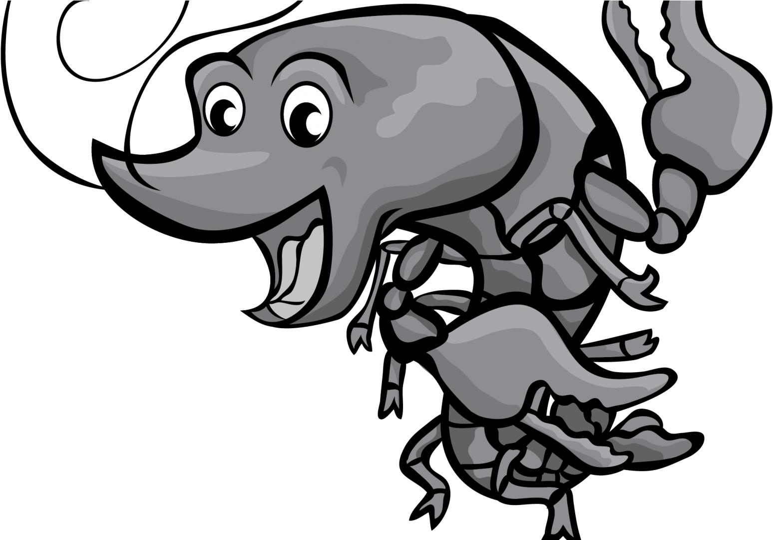 Cartoon Crawfish Clip Art Free Images Vector Boil Coloring - Vector Graphics (1920x1080), Png Download