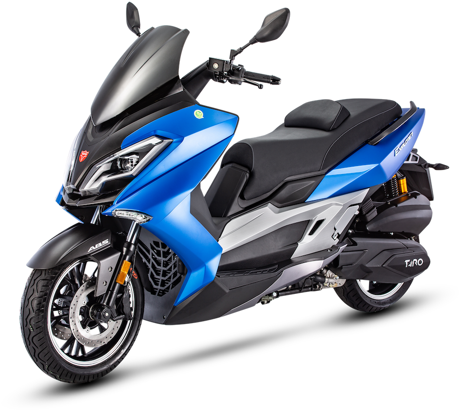 300cc Water-cooling Maxi Euro 4 Scooter, View Sooter, - Scooter (945x865), Png Download