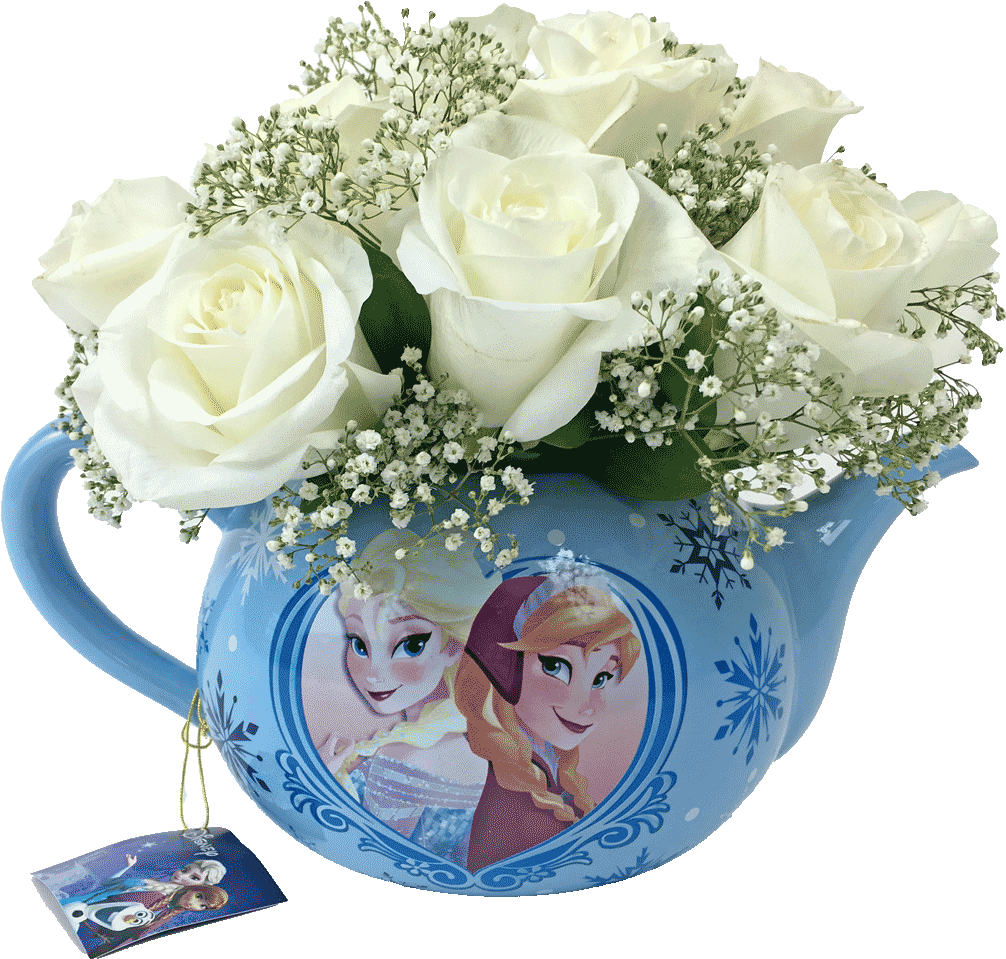 Flowers & Tea With Frozen Princesses - Garden Roses (1024x1024), Png Download