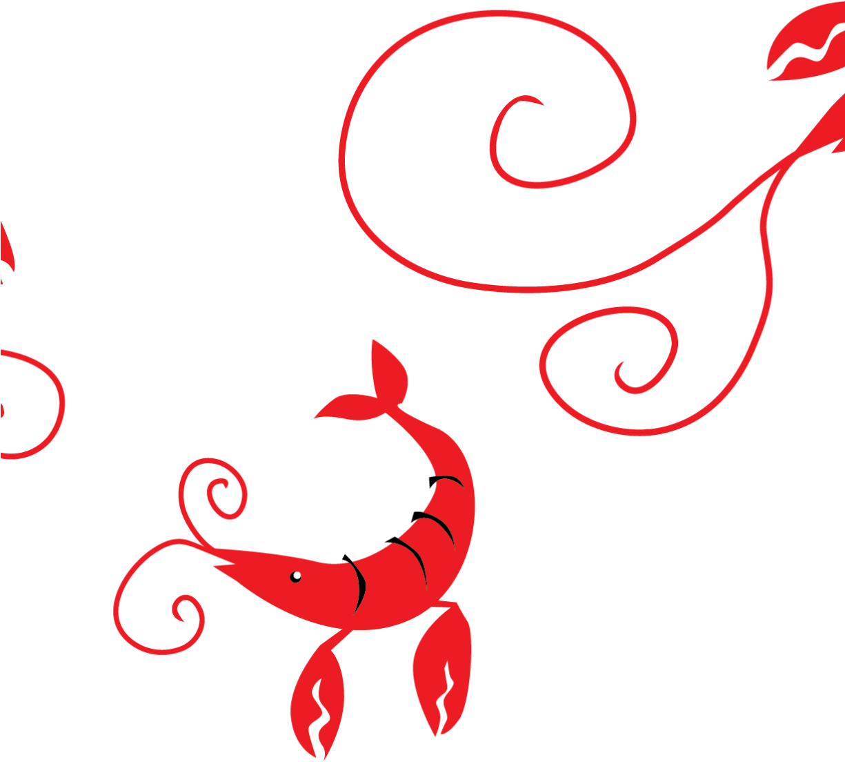 Crawfish Clipart Cajun Graphics Illustrations Free - Crawfish Clipart (1224x1224), Png Download